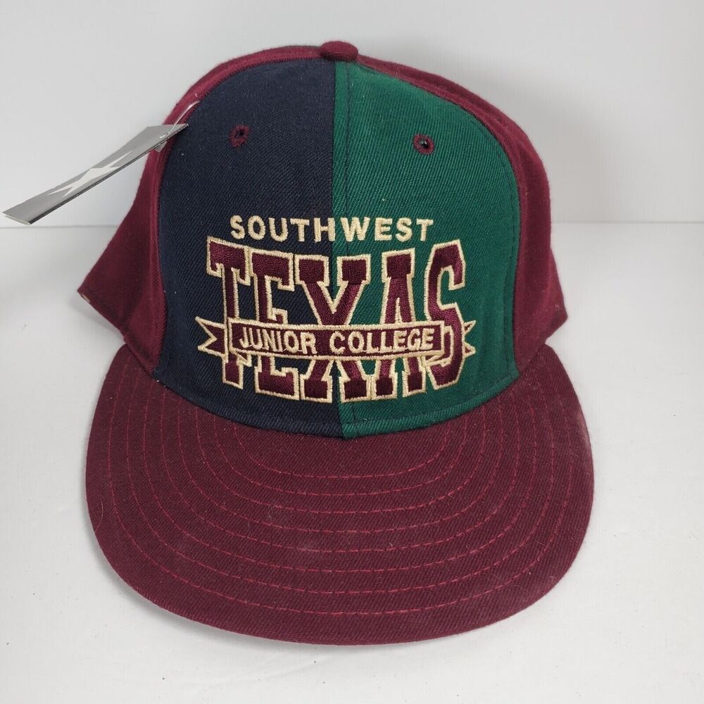 Vtg Southwest Texas Junior College Hat Trucker Made in USA Cap NWT
